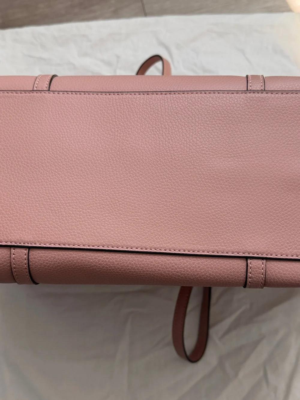 Tory Burch Perry Triple-Compartment Tote Bag in Pink Leather